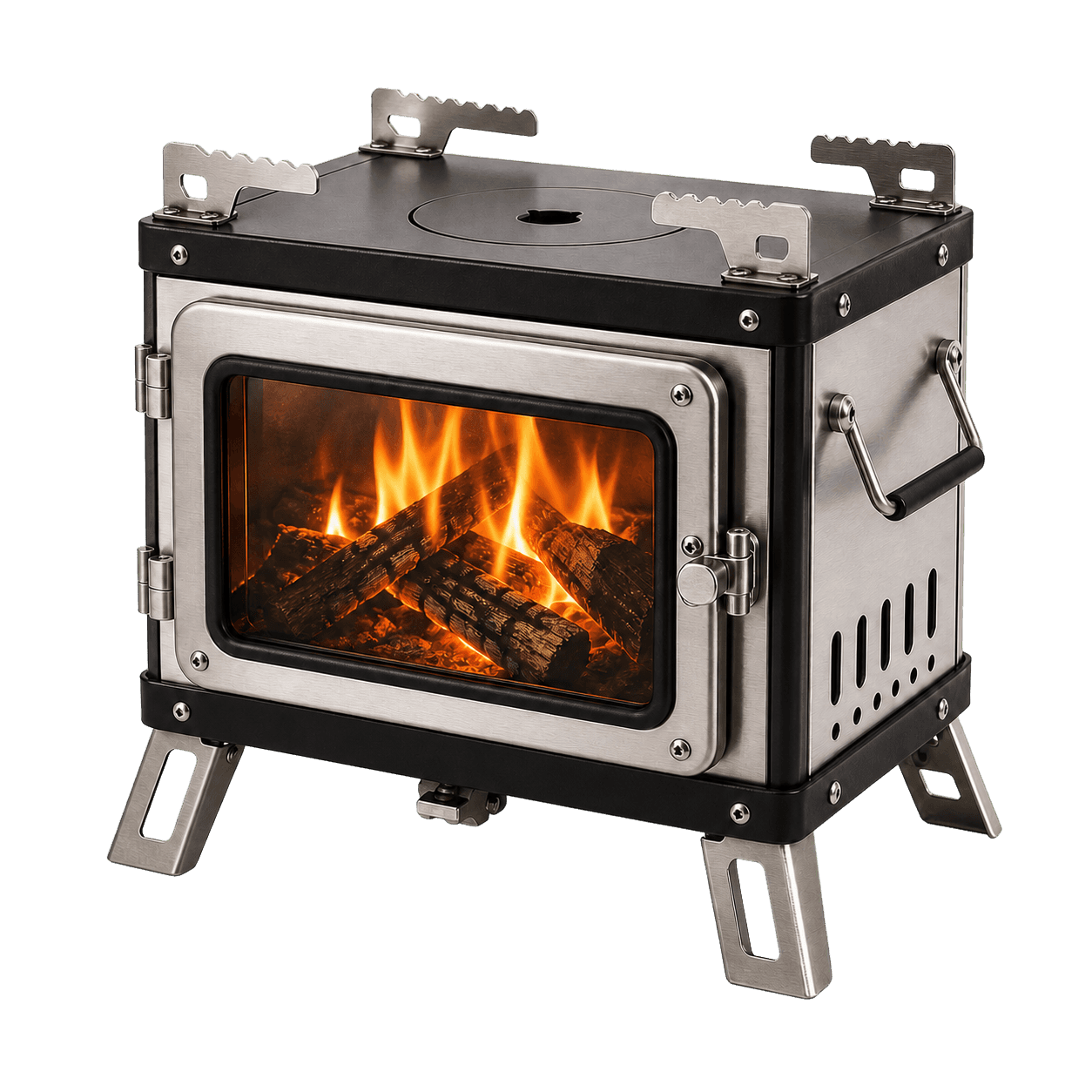Camping Stoves with Glass Window product view