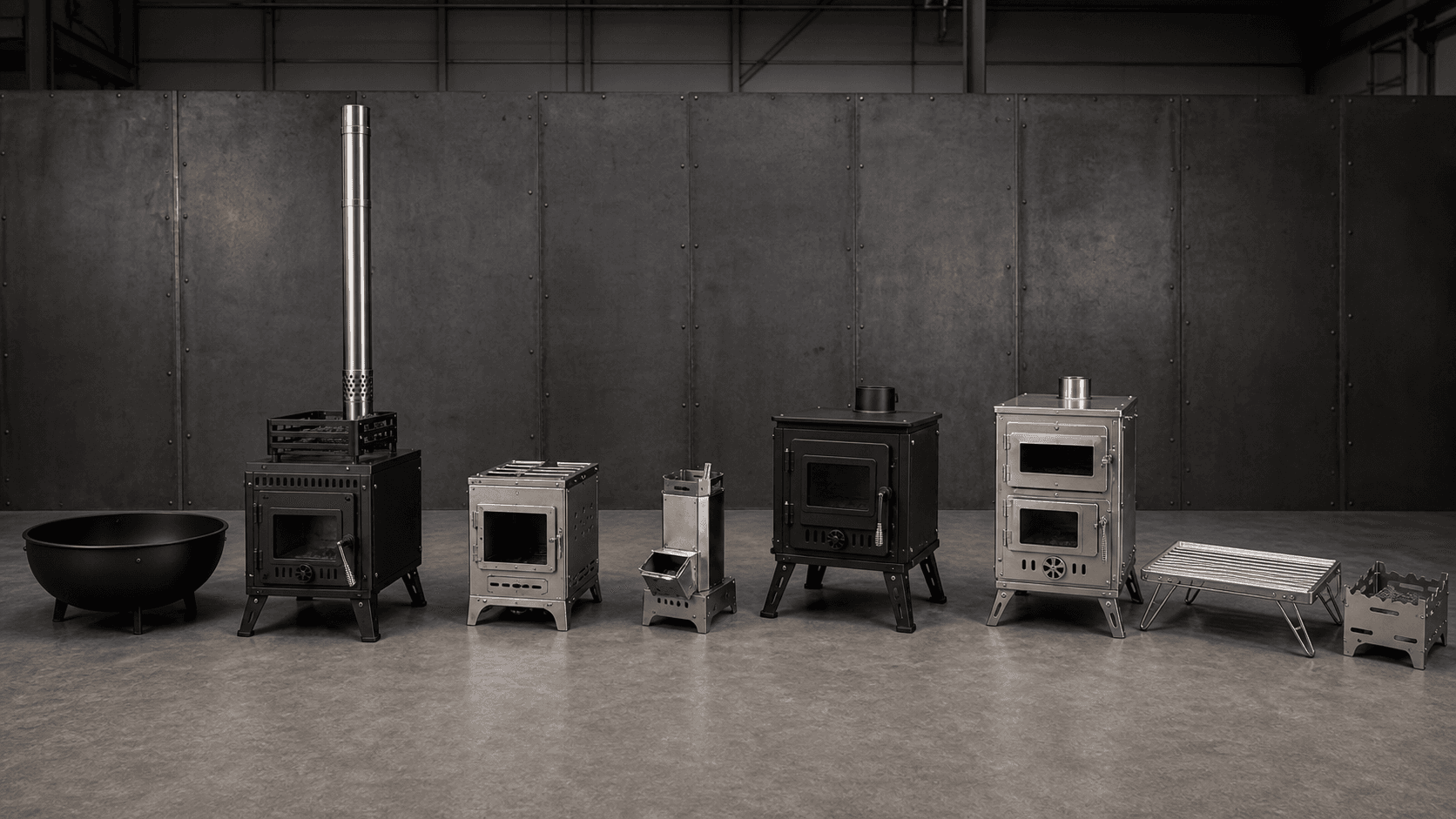 Outdoor fire product families manufactured by GoldFireStoves