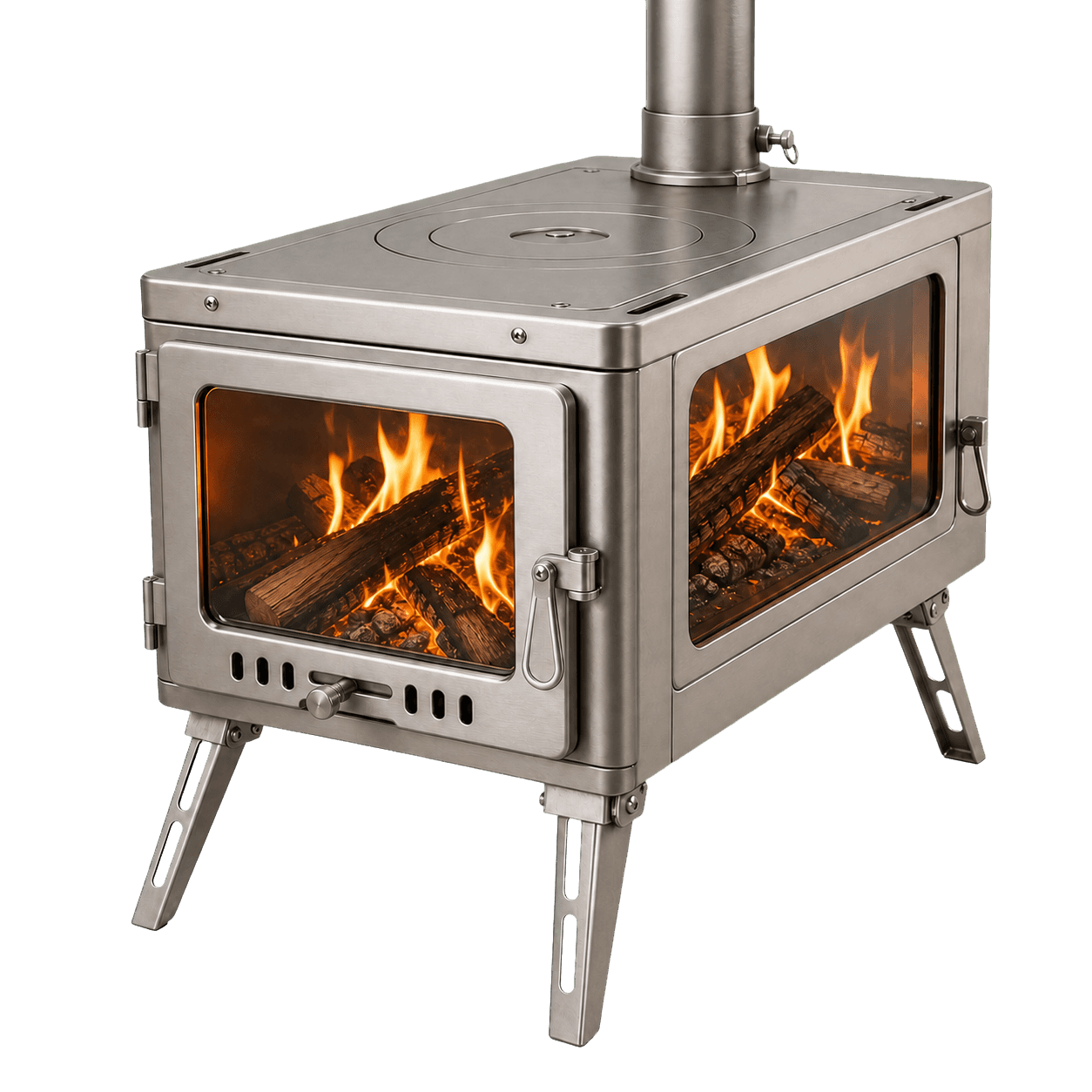 Double-View Tent Stoves wholesale tent stove product line