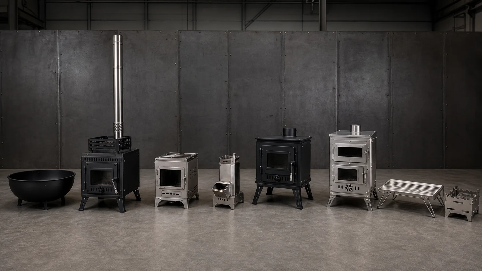 Outdoor fire product families manufactured by GoldFireStoves