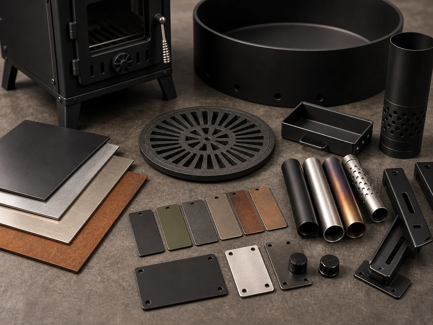 Material & Finish for OEM outdoor fire product programs