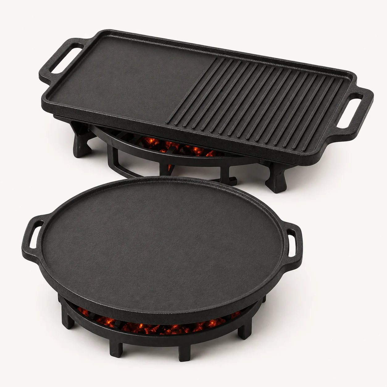 Produktlinie Grillplatten aus Gusseisen