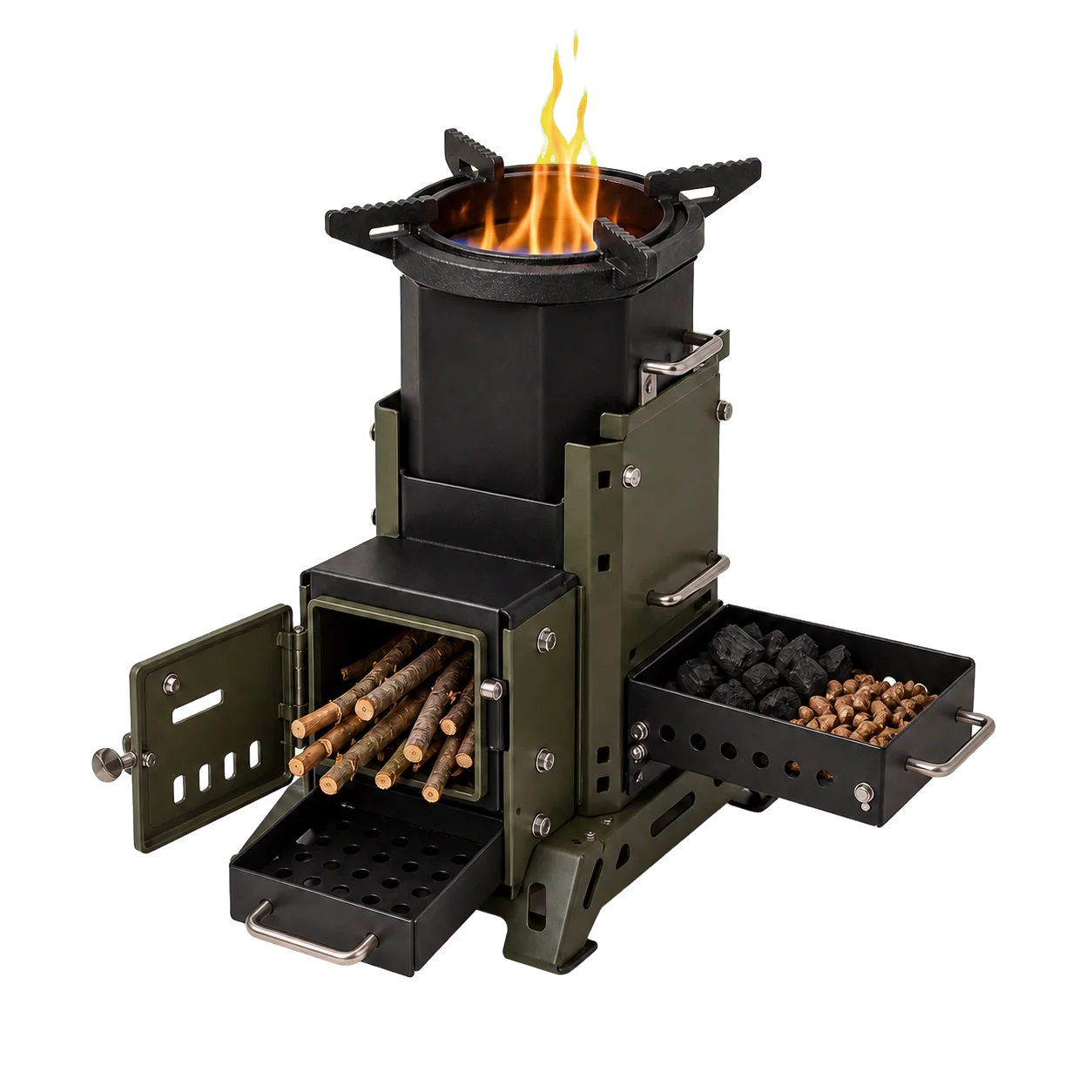 Multi-Fuel Rocket Stoves product view
