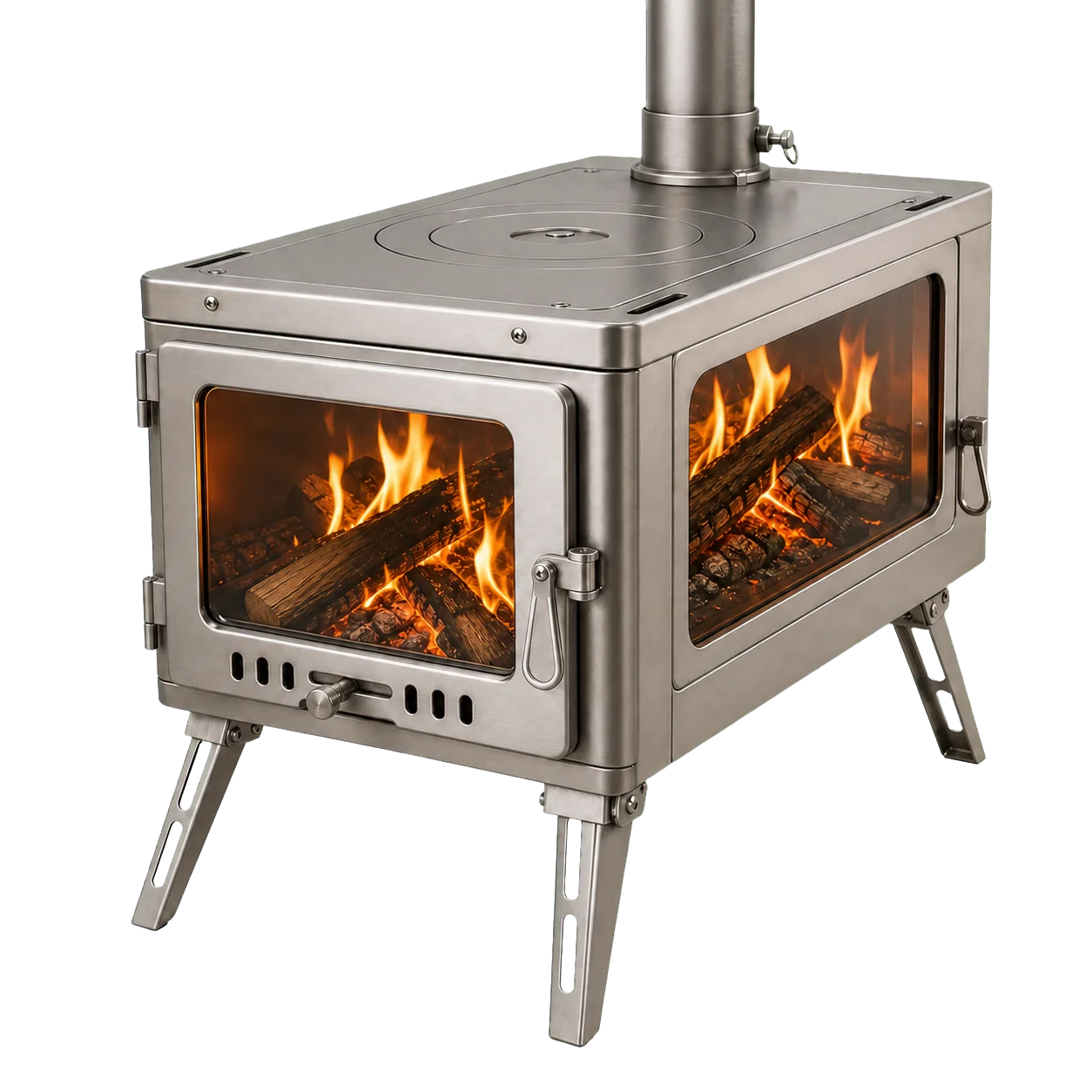 Double-View Tent Stoves wholesale tent stove product line